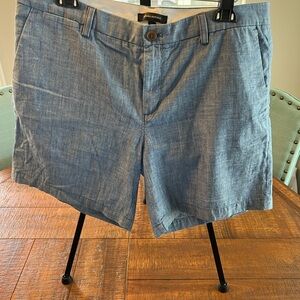 Banana Republic Blue Flat Front Shorts